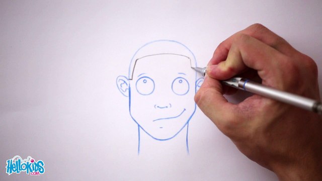 Zeichnen Sie eine Frisur: Die Bürstenschnitt