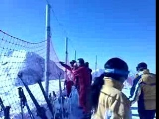 En haut de l'Aiguille Rouge