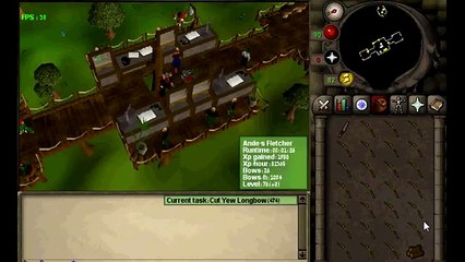 OSRS AIO Fletching bot. Fletchs_Strings Yew Maple and Magic Longbows and Shortbows!