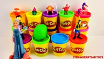 Shopkins Play Doh Frozen The Simpsons Spongebob My Little Pony Yoshi Surprise Eggs Strawbe