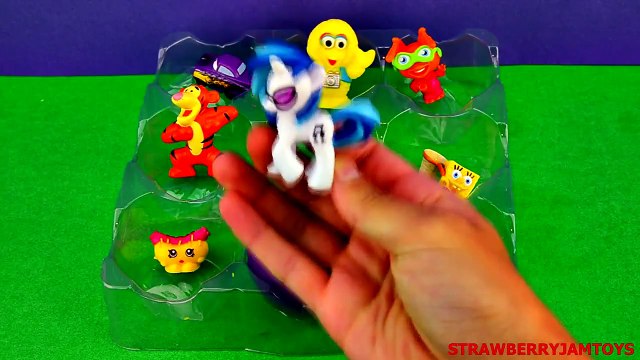 Shopkins Play Doh My Little Pony Peppa Pig Tigger Spongebob Cars 2 Surprise Eggs Strawberr