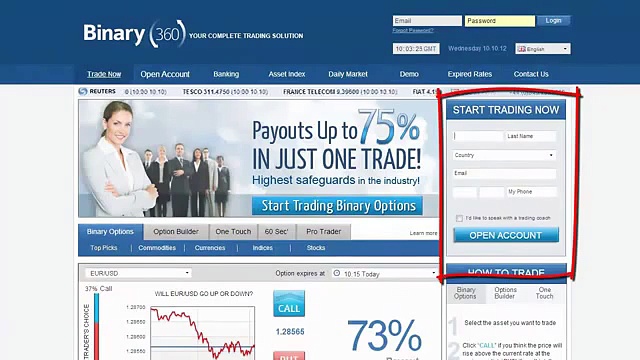 Japanese Binary Options Trading Websites i.e. GOptions, 24Option, Banc de Binary, Plus500