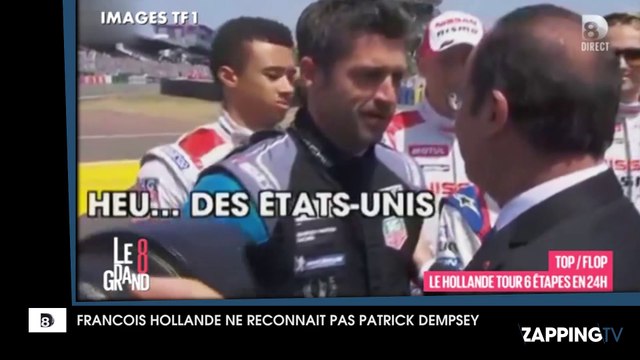 24 Heures du Mans 2015 : François Hollande ne reconnaît pas l'acteur Patrick Dempsey