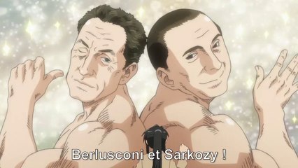 Nicolas Sarkozy et Silvio Berlusconi en couple dans un anime japonais !