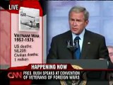 President Bush compares Iraq War to Vietnam