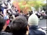 اعتراض دانشجويان پلي تكنيك و فرار احمدي نژاد