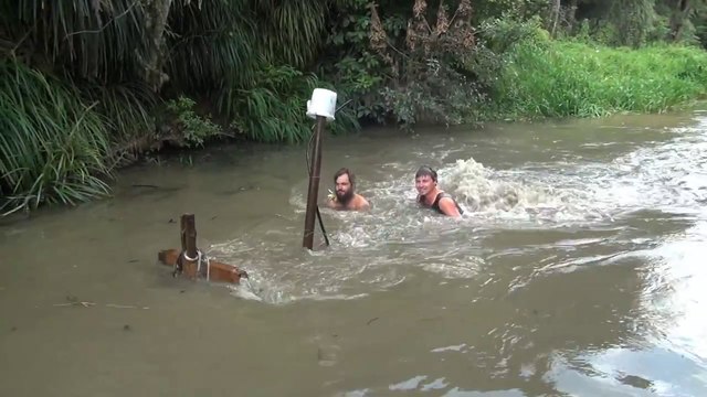 Camion-grue amphibie