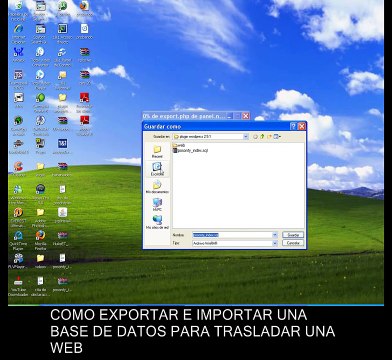 Tutorial de como exportar e importar base de datos