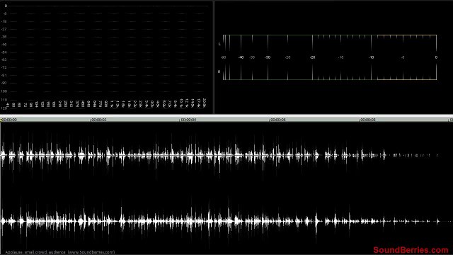 Applause, small crowd, audience, sound effect