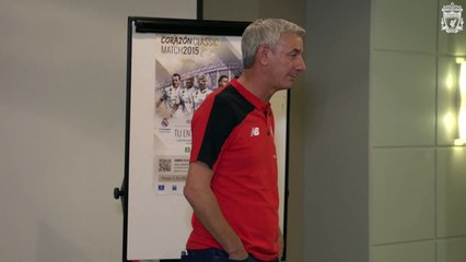 Ian rush team talk Liverpool vs Real madrid
