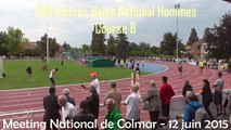 Meeting National de Colmar 2015 - 400m haies National hommes B
