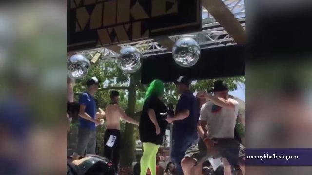 Channing Tatum and Matt Bomer twerk at LA Pride Parade