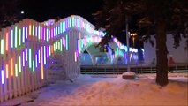 World's Largest Ice Skating Rink at Moscow's All-Russian Exhibition Center (VDNKh)