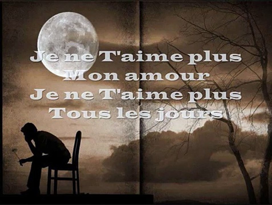 Manu Chao Je ne t'aime plus lyrics