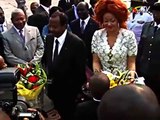 Arrivée  du Président paul Biya à Brazaville pour le Cinquantenaire du Congo