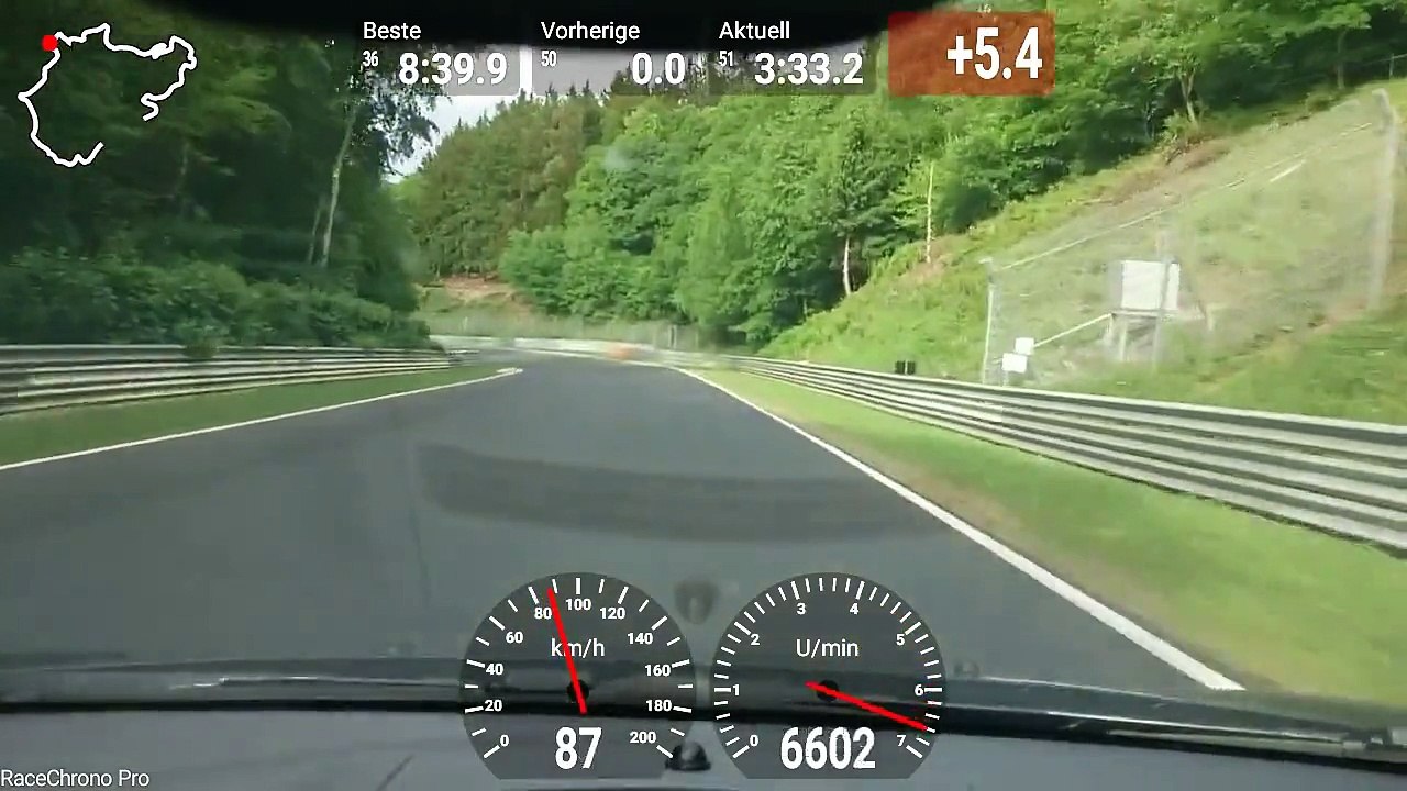 Nordschleife BTG 8.56 min, Onboard Ford Fiesta 1.6l Ti-VCT, 120 PS