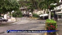 Tropical storm Carlos hits Mexico's Acapulco