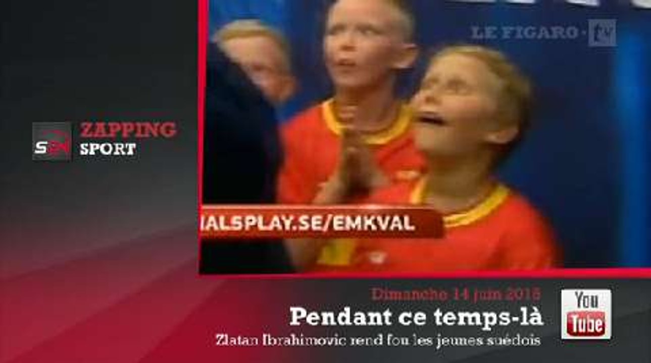 Zap'Sport : Ibrahimovic rend fou les jeunes suédois