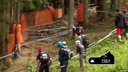 Aaron Gwin gagne une coupe du monde de descente en VTT sans pédaler