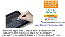 BoxWave Apple iPad 3 Stylus Pen - BoxWave estira capacitivo para el iPad de Apple