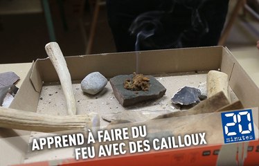 Comment faire du feu avec deux silex