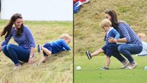 Prince George Playful Playdate At Polo Match With Mommy Kate Middleton