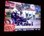 adrenaline junkyz  show at bilaspur for tripur bajaj streetbike freestyle riding (stunts)