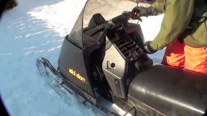 Modified skidoo elan 277 long track rotax over 8000 rpm!