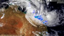 Australian East Coast Flooding - January 2013 - Radar & Satellite Timelapse