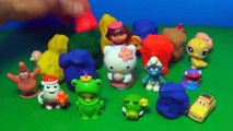 Surprise eggs disney collection 50 Surprise eggs kinder hello kitty spiderman the smurfs angry bird