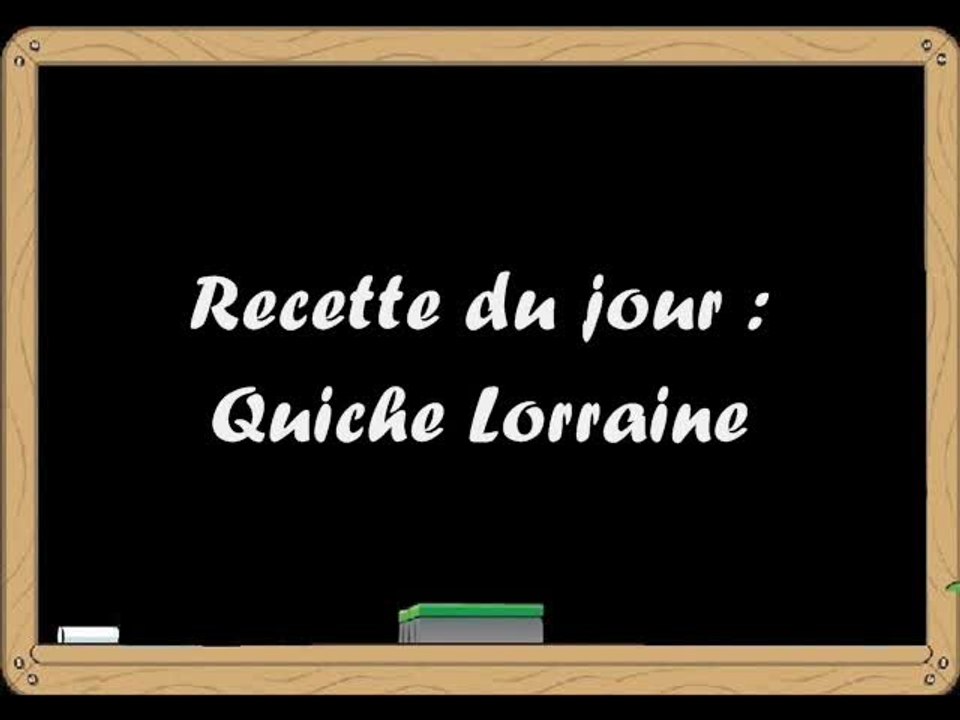 Recette du jour : la Quiche Lorraine