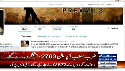 One Year Completed Of Zarb-e-Azab Operation And Pak Army Killed 2763 Terrorist _ NPMAKE.COM