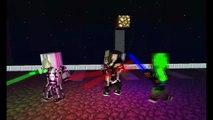 Minecraft Animation: Star Wars Lightsaber showdown