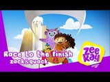 Race to the Finish! | Zack&Quack | ZeeKay Junior