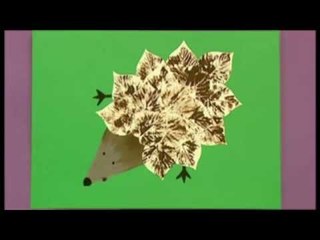 Mister Maker | Leaf Printing Hedgehog Make