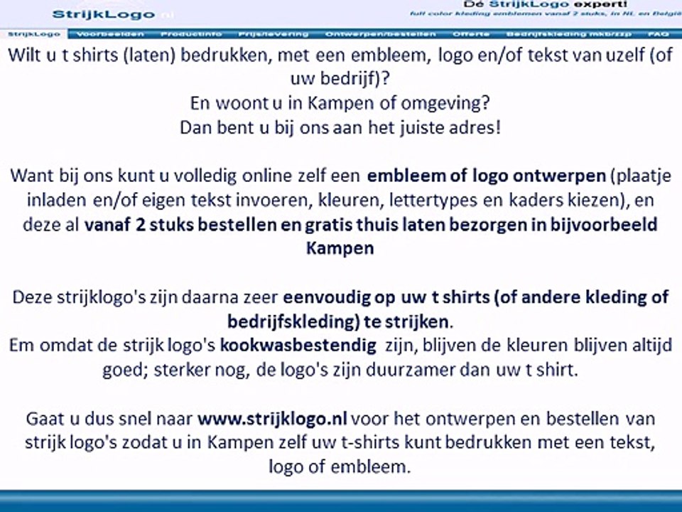 tshirts bedrukken Kampen