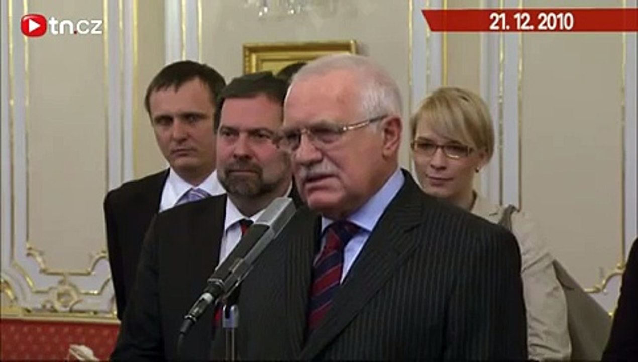 Prezident Václav Klaus popírá sám sebe