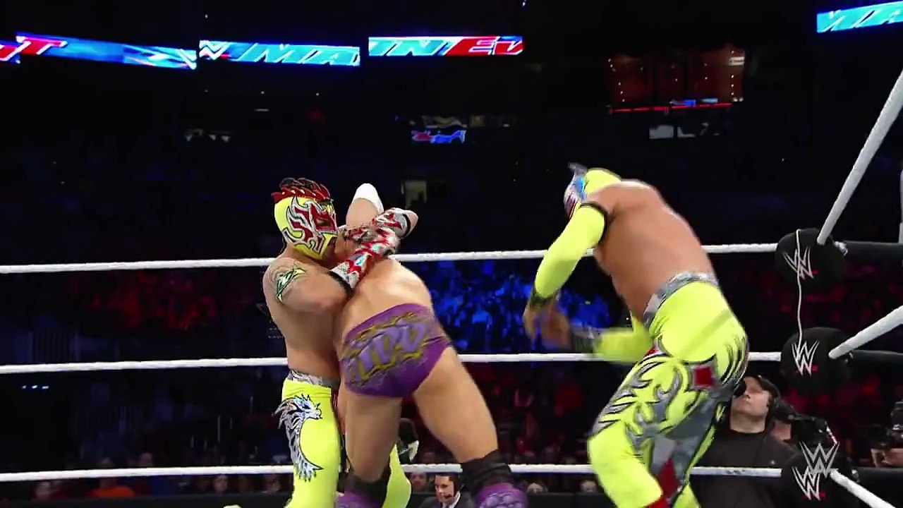 Lucha Dragons vs. Tyson Kidd & Cesaro: WWE Main Event, February 28, 2015