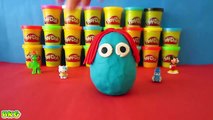 Play Doh Surprise Eggs Spiderman Mickey Mouse Disney Cars Princess Hello Kitty MLP