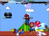 MUGEN: Super Mario and Mario(SMB) vs. (SMB)Mario and (M&L) Mario