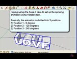 SketchUp - 3D spinning text using plugin 'Proper Animation'