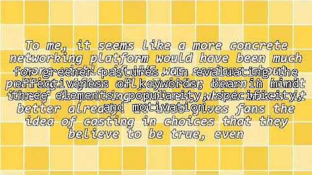 Selecting The Right Search Engine Keywords