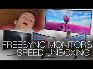 Samsung Monitor Lineup SPEED UNBOXING!
