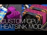 Painted CPU Heatsink! Plastidip + Auto paint mod ft. Raijintek Tisis