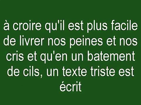 Grand corps malade - Je dors sur mes deux oreilles - PAROLES
