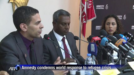 Amnesty condemns 'shameful' world response to refugee crisis