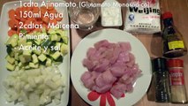Pollo con almendras - Recetas de comida china