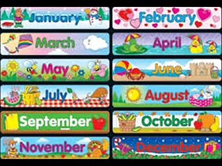January, February, March, April...İngilizce aylar şarkısı
