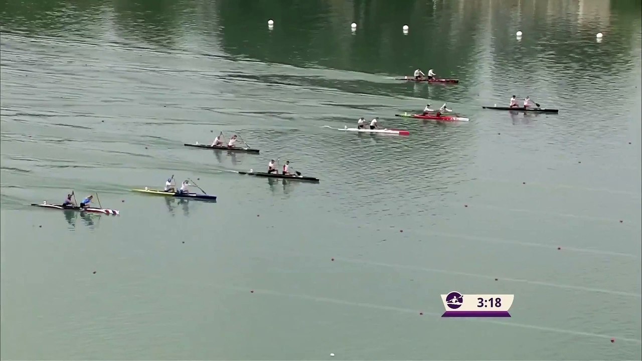 Photo finish in the kayaking | Canoe Sprint | Baku 2015 European Games