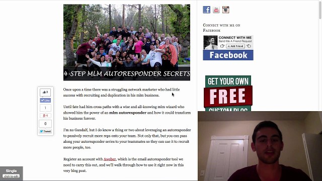 MLM Autoresponder Training: 4-Steps to More Recruiting & Team Duplication